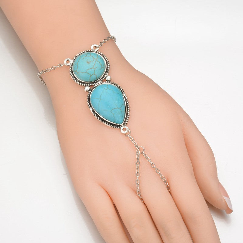 Turquoise gland bracelet