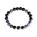 Bracelet perles 8mm Obsidienne polyvalente