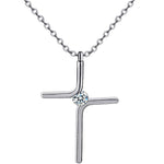 Croix Pendentif Nouveau Simple Collier Titane Acier Placage