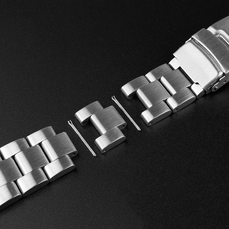 Bracelet en acier inoxydable solide avec cinq perles de plongée